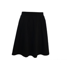 Hot Sale Classic Style Summer Breathable Zipper Short A-Line Pleated Skirt Women